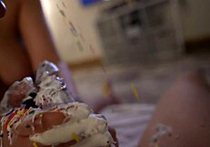 Messy Sloppy Foreplay Slut Milf Drains Monster Cock Load