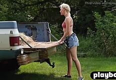 damn! cute asian viviane leigh strips big tits naked outdoors??