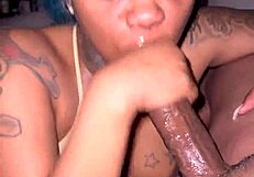 Stripper begs for facial but ends up taking surprise creampie load