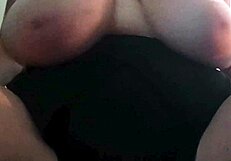 Canadian milf mommy films solo toy tests in bedroom for her porn influencer dream.