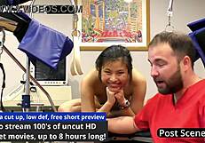 so you're stroking without daddy watching raya nguyen's shaved pussy play?