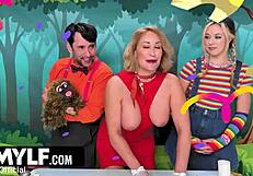 ryan keely fixes pipes while roommates pound her pussy in dorm plumbing play