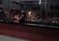 A sensual naughty photoshoot unfolds backstage in the swingers house with blowjobs and group play