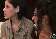 watching my housewife wife creampied hard by lesbian porn stud