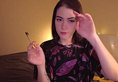 i'm so high and horny in this 420 fetish clip from my bedroom