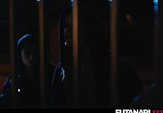 Possessed Asian Shemale Forces Cute Blonde Blowjob!