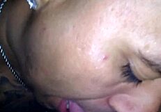 devouring my thick wife's fat shaved pussy up close?