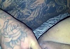 devouring my thick wife's fat shaved pussy up close?