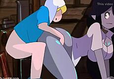 Finn Blanco rams ebony Latina Marceline in gothic anal assfucking frenzy