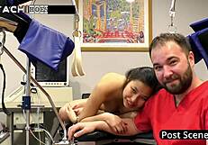 so you're stroking without daddy watching raya nguyen's shaved pussy play?