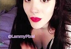 big ass lammy pixel shakes her curvy body so dirty in dorm closeup... damn