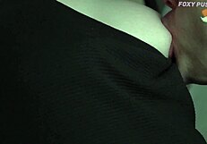 Extremely Sensual Stepsisters Suck Nipples Close Up