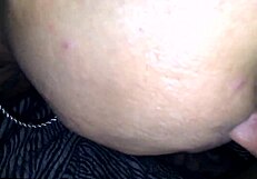 devouring my thick wife's fat shaved pussy up close?