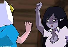 Finn Blanco rams ebony Latina Marceline in gothic anal assfucking frenzy