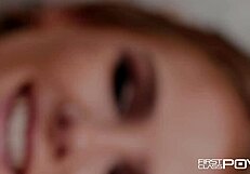 natalie knight slips into black lingerie for intense pov pounding