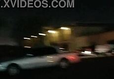 i love cute girl's new years public flashing sex and creampie