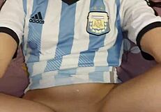 Why does this petite Argentinian beg bodybuilder's monster cock to creampie her big ass?