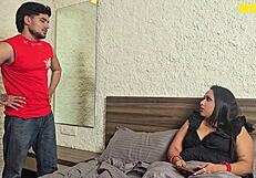 super sexy indian bhabhi caught by devar leads to quick passionate dirty talk fuck