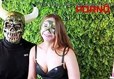 cintia says her cuckold husband handles big horns weight