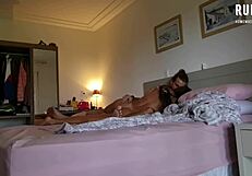 smoking with husband turns into juicy pussy licking and cowgirl riding love!