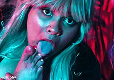 Morrigan Stuffing Latex Pantyhose Foot Fetish Scene