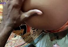 desi bhabhi takes hard doggy style from roommate