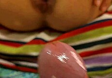 slam deep into her tight ass for that evening pov creampie