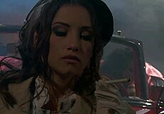 celeste star and linsey mckenzie fuck on vintage car roof