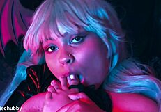 Morrigan Stuffing Latex Pantyhose Foot Fetish Scene