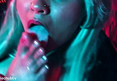 Morrigan Stuffing Latex Pantyhose Foot Fetish Scene