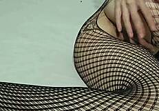 My sexy wife strips black lingerie slow, teasing small tits and narrow ass for you