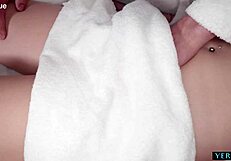 so the massage ends and clea gaultier gets fucked rough after