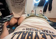 Incredible Stepsister Deepthroats My Cock While Parents Away At Home!