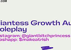 oh shit ordinary girl grows HUGE into sexy giantess and crushes fetish roleplay!