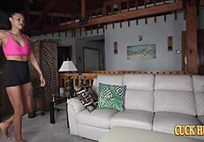 natasha moans loud fucking hung black stud's monster cock as cuck husband cries watching