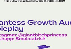 oh shit ordinary girl grows HUGE into sexy giantess and crushes fetish roleplay!