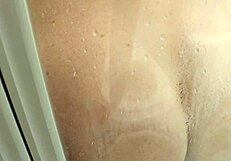 i sneaked into stepsis shower begged her suck my cock then fucked tight wet pussy