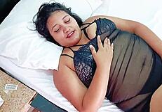stepmom fucks stepson hard while dad is away doesn't she?