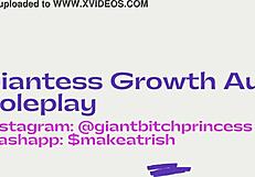oh shit ordinary girl grows HUGE into sexy giantess and crushes fetish roleplay!