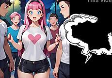 Comic heroes switch sexes for epic bukkake gangbang cum orgy blowbang