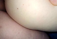 stepsister wakes to double penetration with cock and toy stretching her tight holes