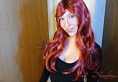 Curvy Redhead Ex-Girlfriend Fucks Me in Dress for Creampie Baby Seed Taboo