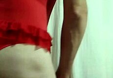 Crossdressing Prostitute Shows Wife's Corset While She Showers Then Gets Fucked