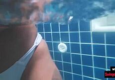 thai teen amateur gf rides big cock boyfriend's dick poolside hardcore fuck