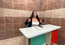 wanna see jefa milf tetona ride her employee cock in office?