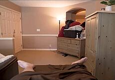 stepbro's wife misty meaner gives erotic massage then fucks