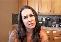 stepbro's wife misty meaner gives erotic massage then fucks