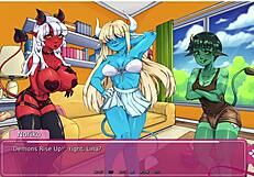 Demons Rise Futa Lesbian Monster Visual Novel Demo