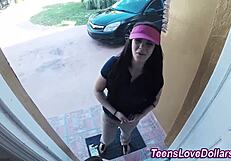 real teen amateur swallows massive facial cum blast