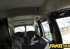yo, this fake taxi redhead got real dirty with her sugar daddy pick-up